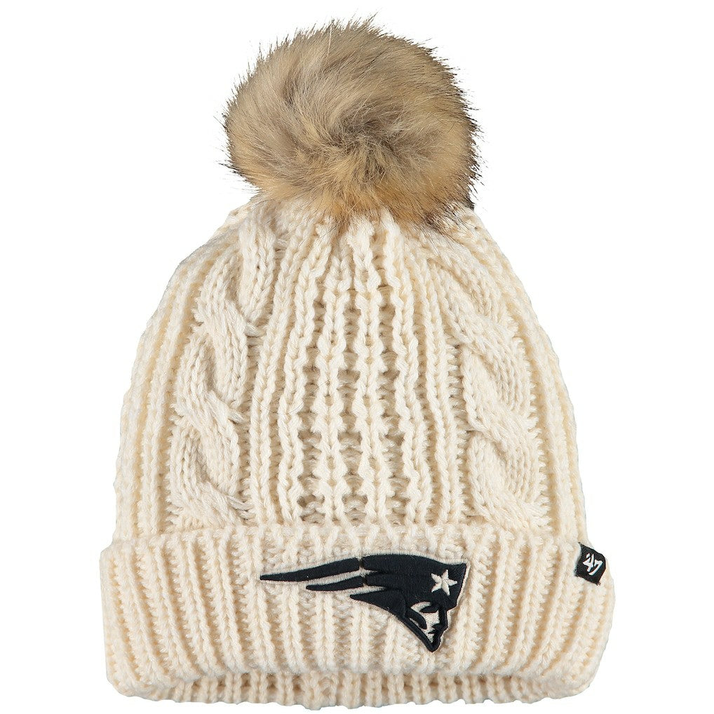 47 brand New England Patriots '47 Women's Meeko Cuffed Knit Hat Cream