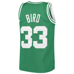 Larry Bird Boston Celtics Youth Hardwood Classics Swingman Throwback Jersey Kelly Green | Mitchell & Ness