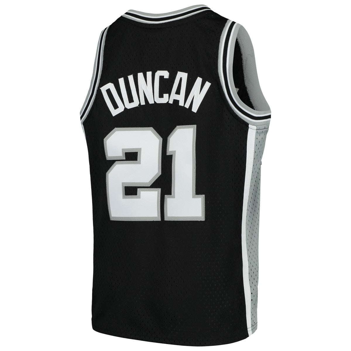 Tim Duncan San Antonio Spurs Youth Swingman Throwback Jersey Black | Mitchell & Ness Near Me