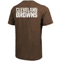 Cleveland Browns Majestic Threads Tri-Blend Pocket T-Shirt Brown