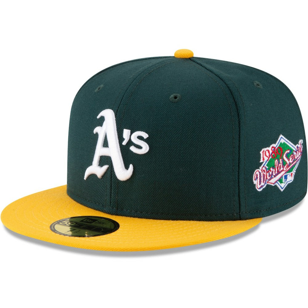 Athletics New Era 1989 World Series Wool 59FIFTY Fitted Hat - Green - New Era Sale