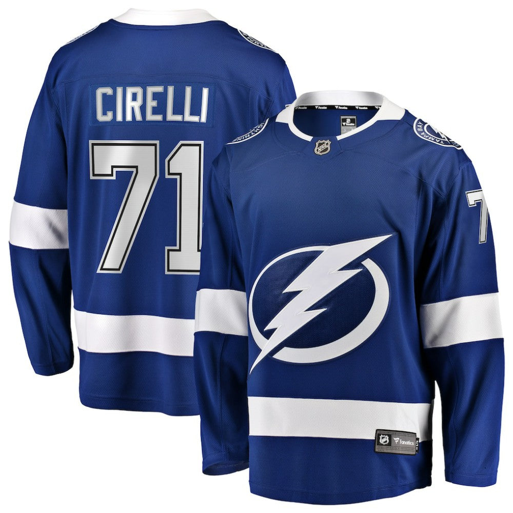 Anthony Cirelli Tampa Bay Lightning Fanatics Home Breakaway Player Jersey - Blue - NHL 3409510