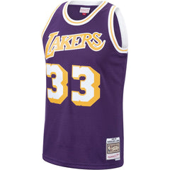 Kareem Abdul-Jabbar Los Angeles Lakers Hardwood Classics Swingman Jersey Purple | Mitchell & Ness online