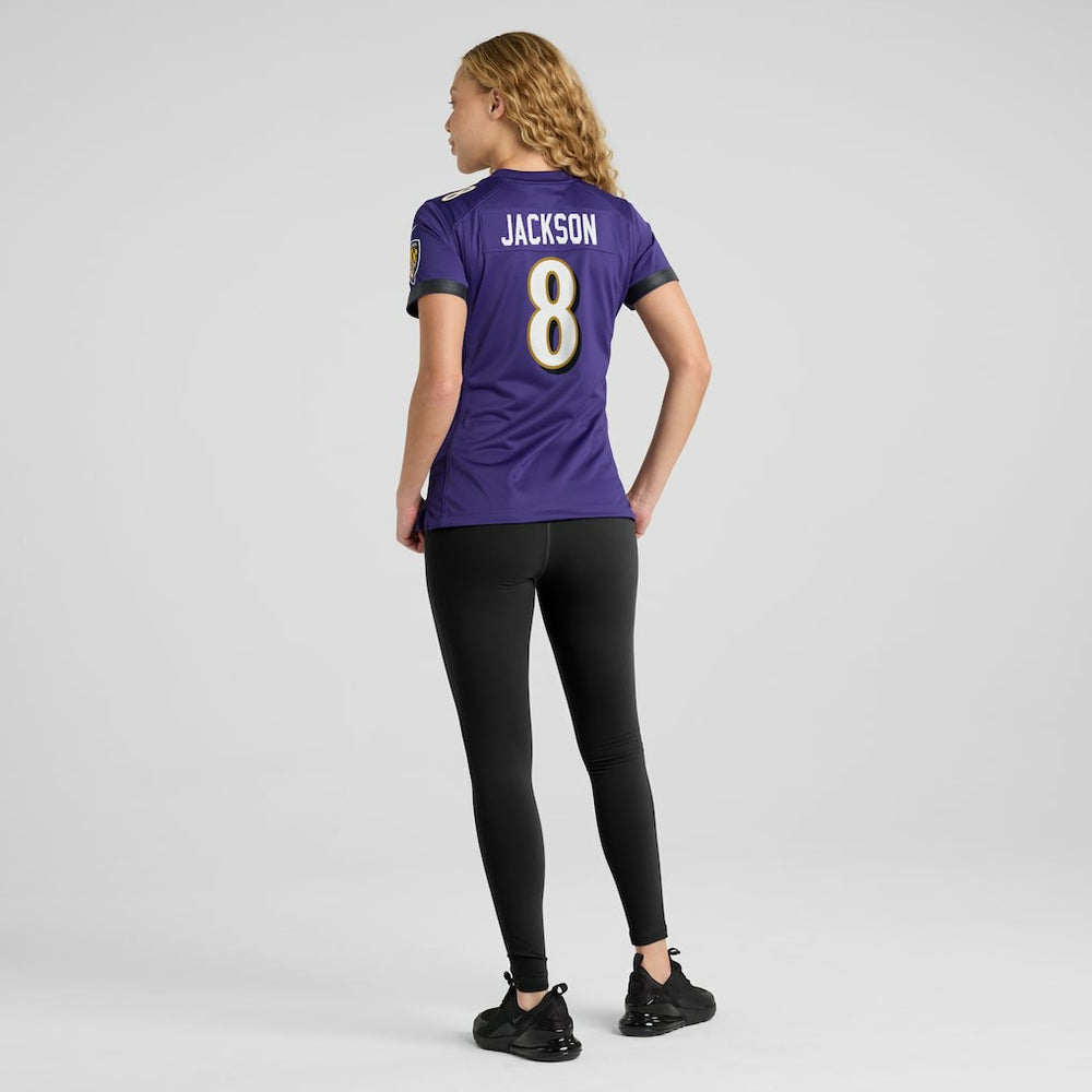Nike Lamar Jackson Baltimore Ravens Women's Game Player Jersey Purple