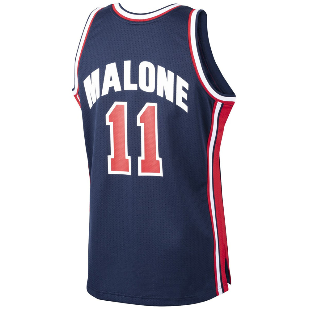 Karl Malone USA Basketball 1992 Dream Team Authentic Jersey Navy | Mitchell & Ness online