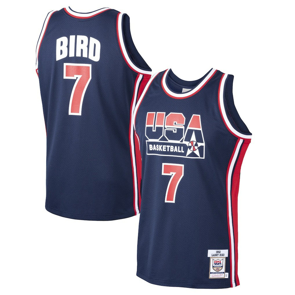 Larry Bird USA Basketball 1992 Dream Team Authentic Jersey Navy | Mitchell & Ness
