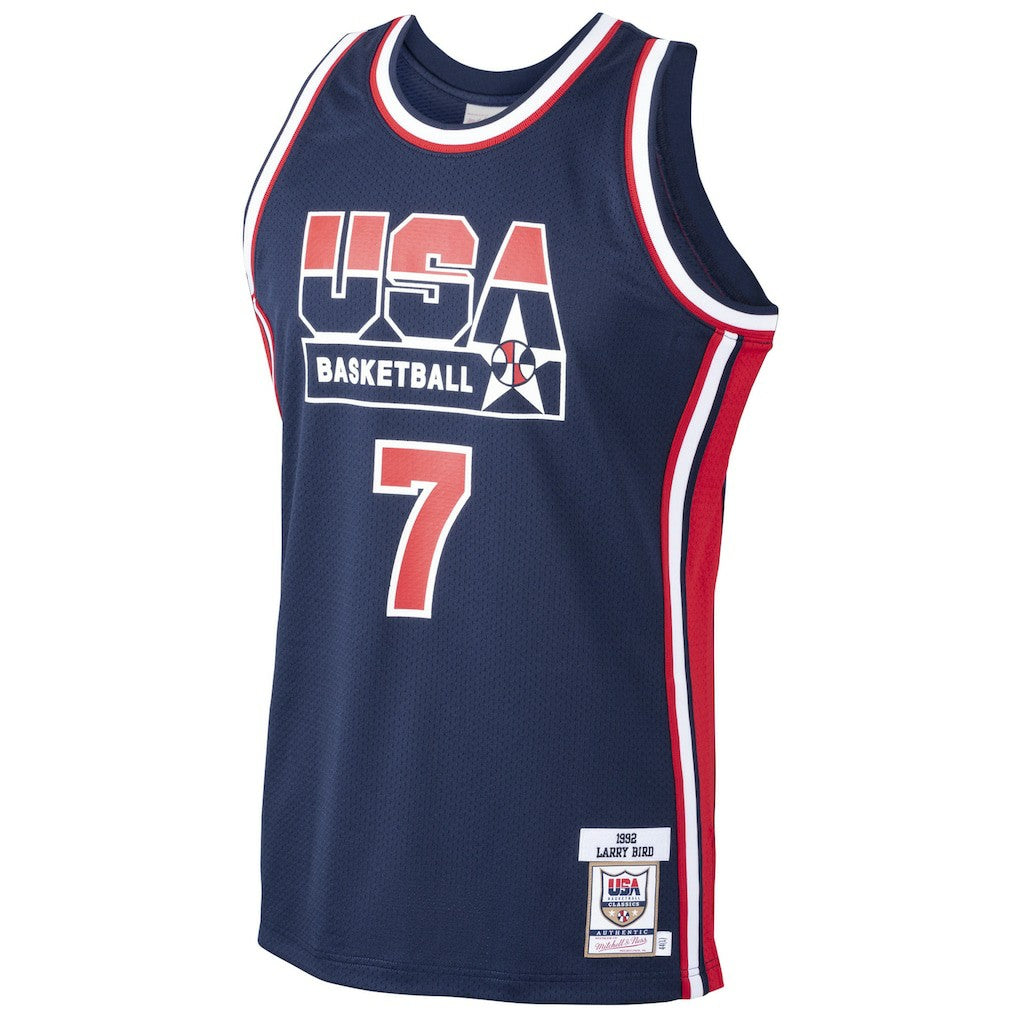 Larry Bird USA Basketball 1992 Dream Team Authentic Jersey Navy | Mitchell & Ness
