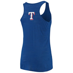 Texas Rangers Soft as a Grape Women's Plus Size Swing for the Fences Racerback Tank Top - Royal - MLB Sale