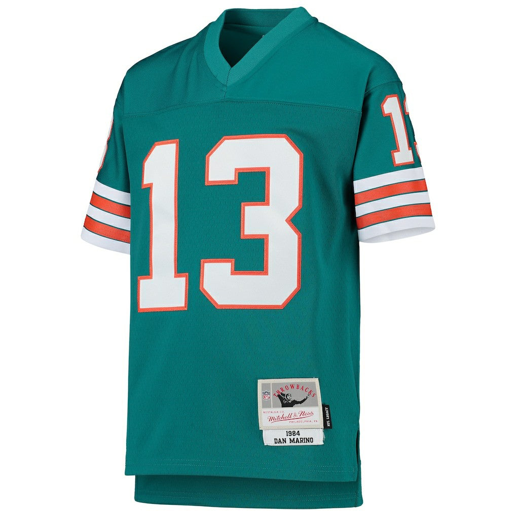Mitchell & Ness Dan Marino Miami Dolphins Youth 1984 Legacy Retired Player Jersey Aqua