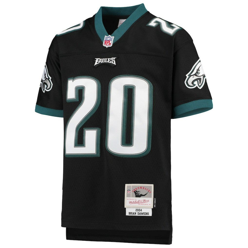 Mitchell & Ness Brian Dawkins Philadelphia Eagles Youth 2004 Legacy Retired Player Jersey Black