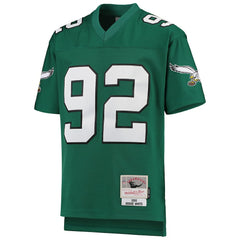 Mitchell & Ness Reggie White Philadelphia Eagles Youth 1990 Legacy Retired Player Jersey Green