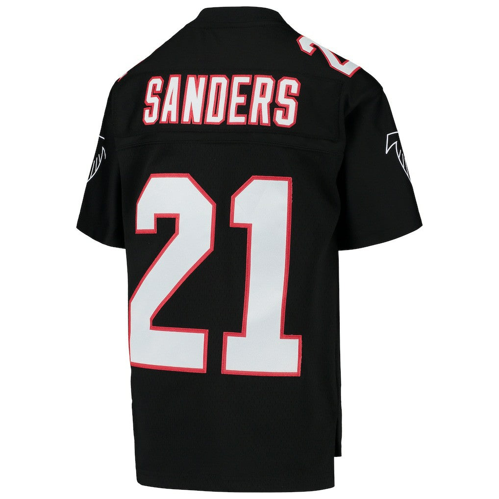 Mitchell & Ness Deion Sanders Atlanta Falcons Youth 1992 Legacy Retired Player Jersey Black