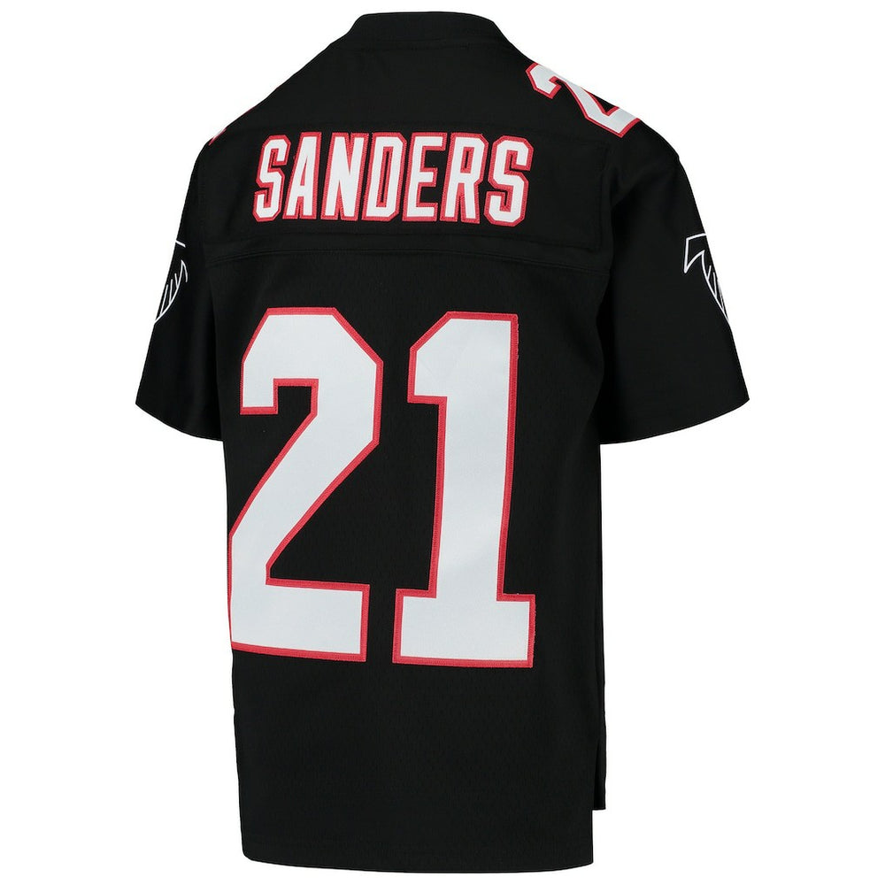 Mitchell & Ness Deion Sanders Atlanta Falcons Youth 1992 Legacy Retired Player Jersey Black