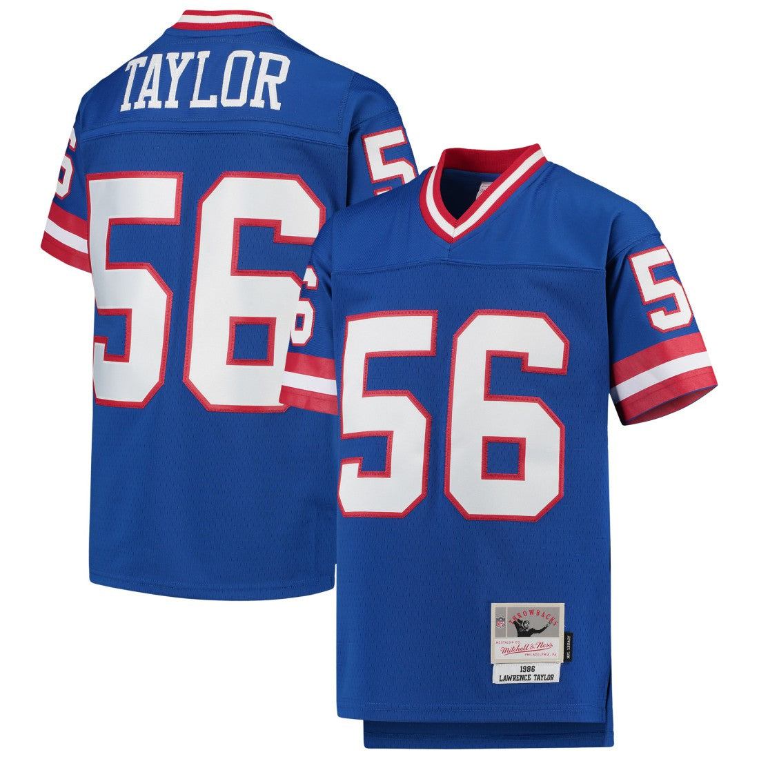 Mitchell & Ness Lawrence Taylor New York Giants Youth 1986 Legacy Retired Player Jersey Royal