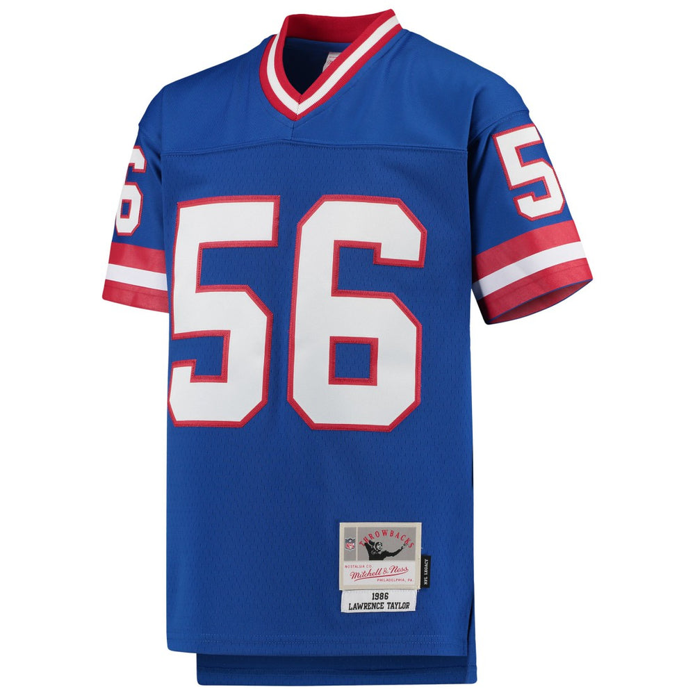 Mitchell & Ness Lawrence Taylor New York Giants Youth 1986 Legacy Retired Player Jersey Royal
