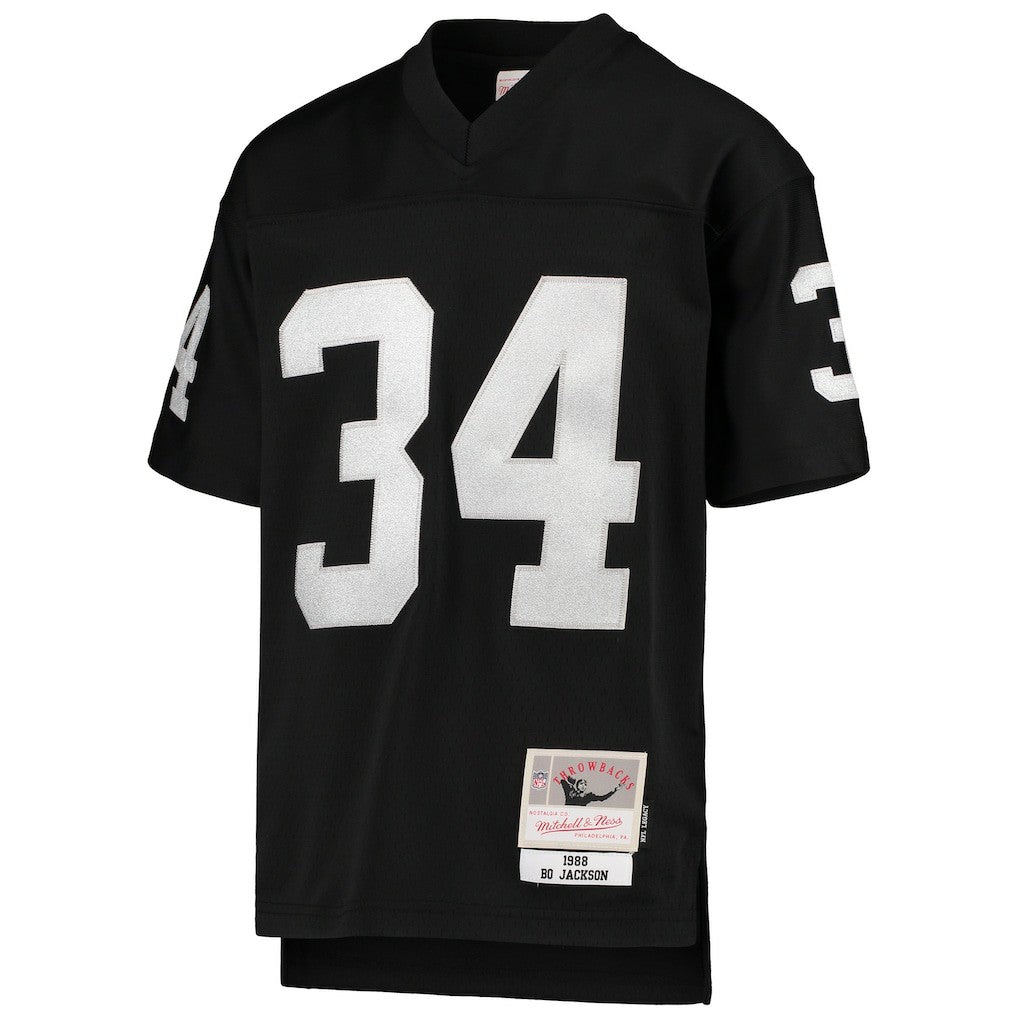 Mitchell & Ness Bo Jackson Las Vegas Raiders Youth 1988 Legacy Retired Player Jersey Black