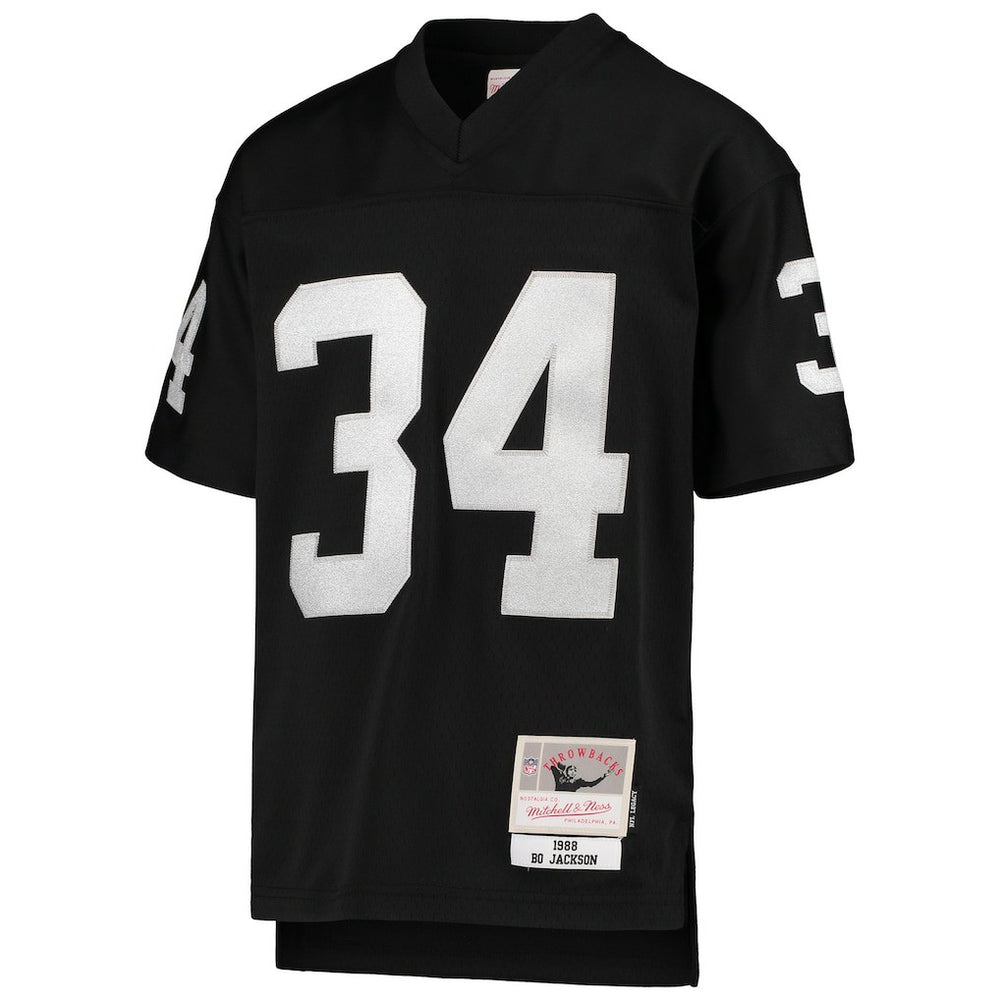 Mitchell & Ness Bo Jackson Las Vegas Raiders Youth 1988 Legacy Retired Player Jersey Black