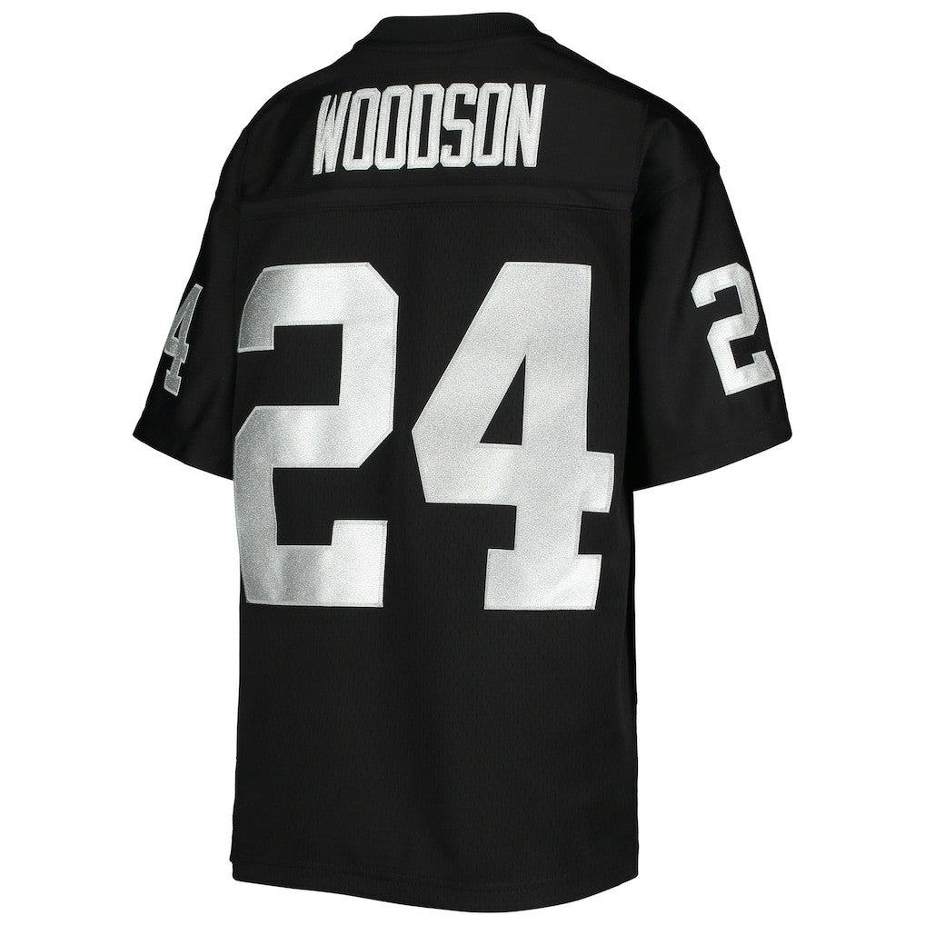 Mitchell & Ness Charles Woodson Las Vegas Raiders Youth 1998 Legacy Retired Player Jersey Black