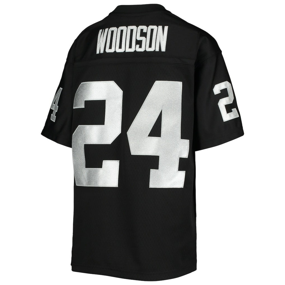 Mitchell & Ness Charles Woodson Las Vegas Raiders Youth 1998 Legacy Retired Player Jersey Black