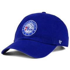 Philadelphia 76ers '47 Core Logo Clean Up Adjustable Hat Royal | 47 brand
