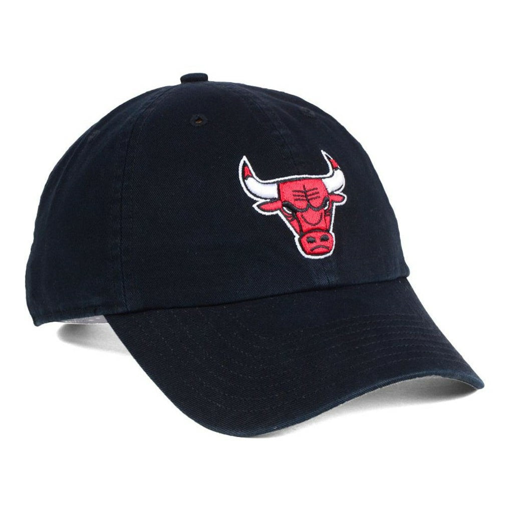 Chicago Bulls '47 Core Logo Clean Up Adjustable Hat Black | 47 brand online
