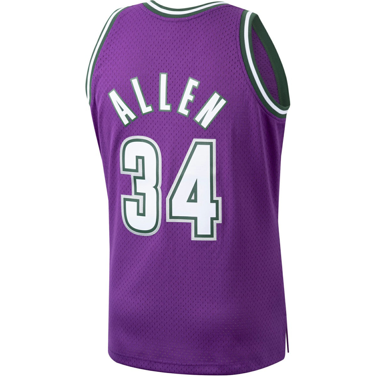 Ray Allen Milwaukee Bucks 2000/01 Hardwood Classics Swingman Jersey Purple | Mitchell & Ness for sale