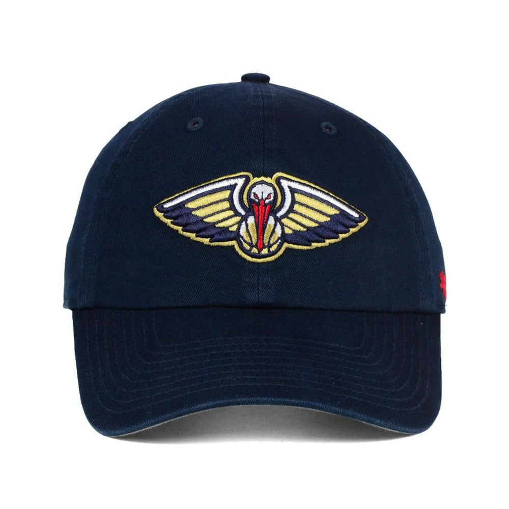 New Orleans Pelicans '47 Core Logo Clean Up Adjustable Hat Navy | 47 brand