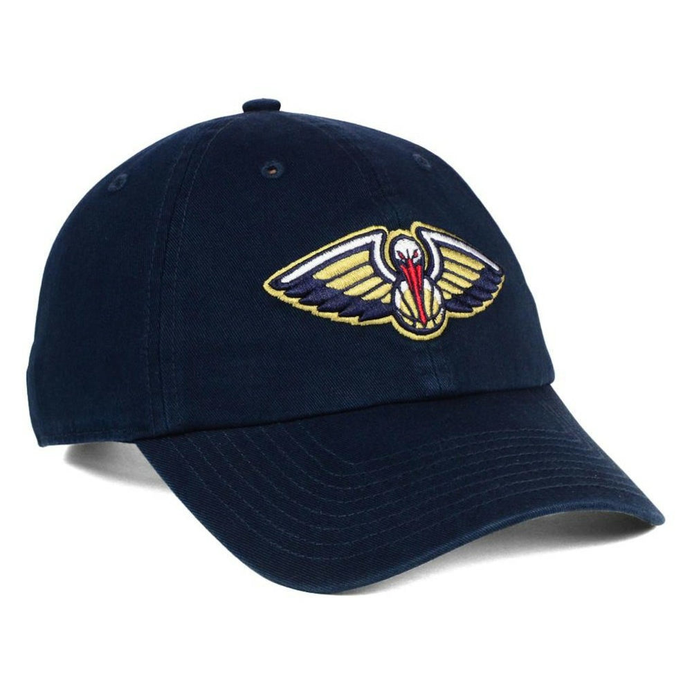 New Orleans Pelicans '47 Core Logo Clean Up Adjustable Hat Navy | 47 brand
