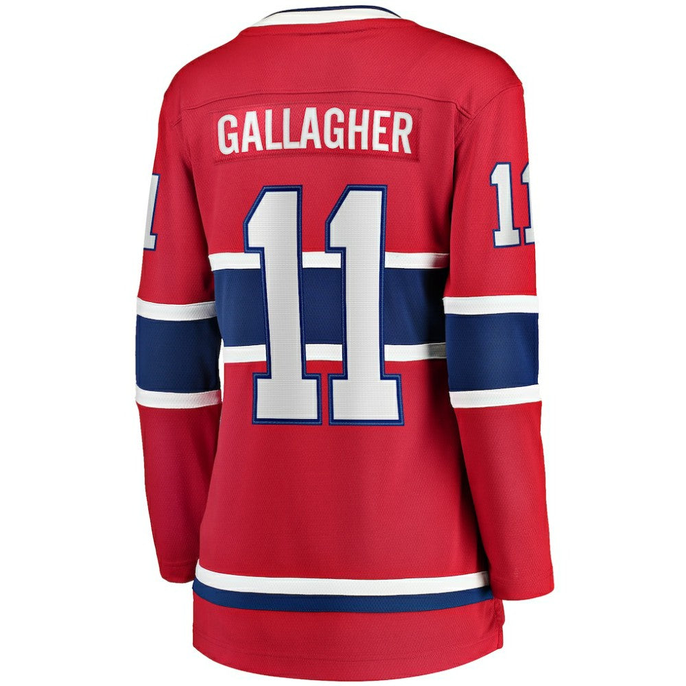 Brendan Gallagher Montreal Canadiens Fanatics Women's Home Breakaway Player Jersey - Red - NHL 3487210