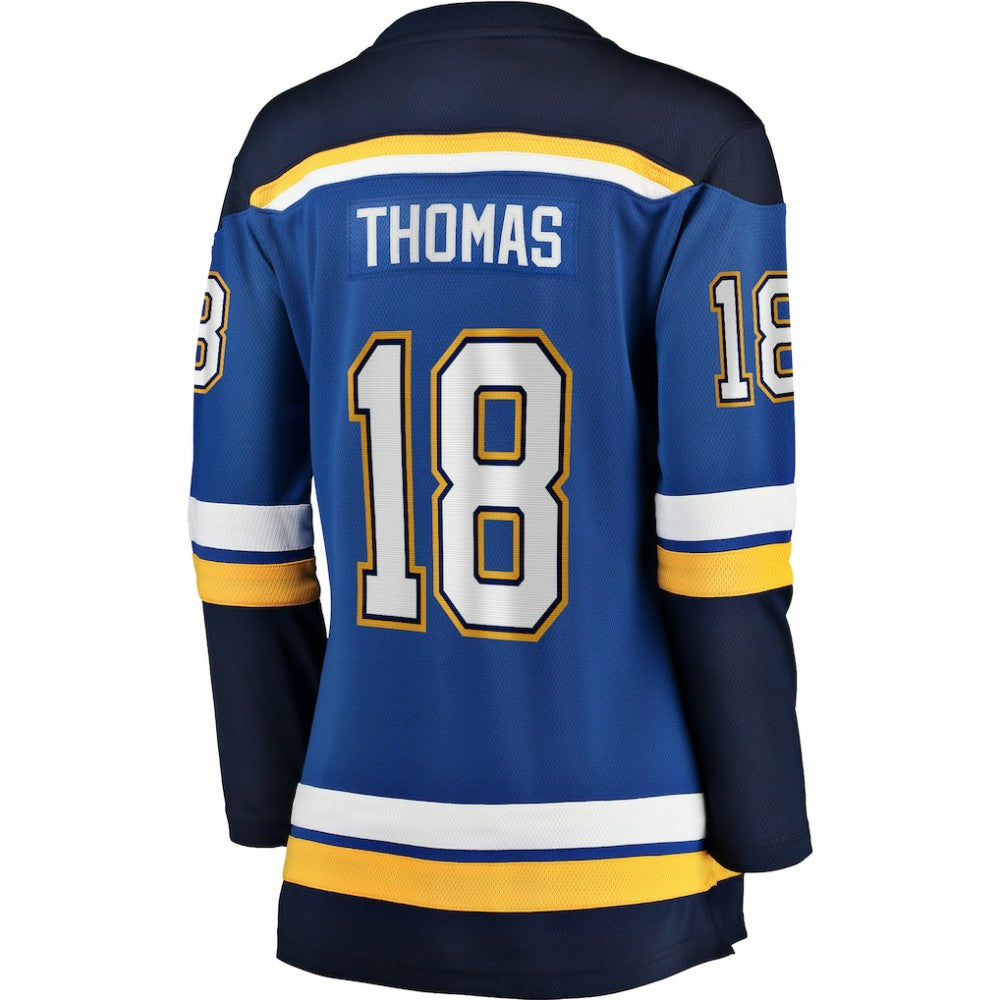 Robert Thomas St. Louis Blues Fanatics Women's Home Breakaway Player Jersey - Blue - NHL 3488570