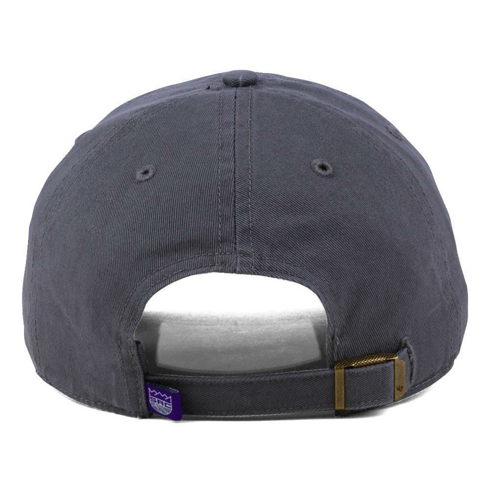 Sacramento Kings '47 Core Logo Clean Up Adjustable Hat Gray | 47 brand US