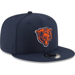 Chicago Bears New Era Head Basic 9FIFTY Adjustable Snapback Hat Navy
