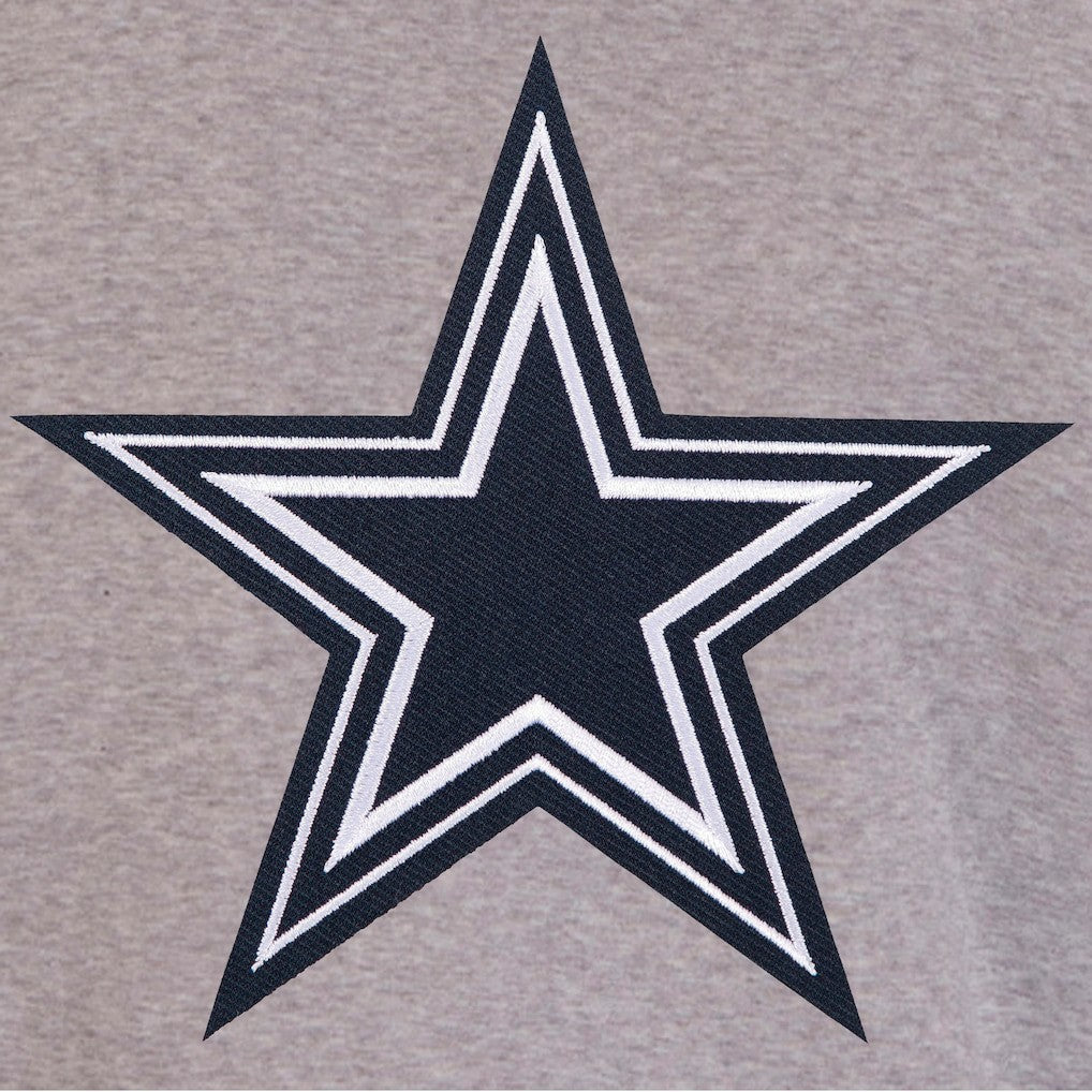 Dallas Cowboys JH Design Reversible Two Tone Fleece Jacket Gray/Navy