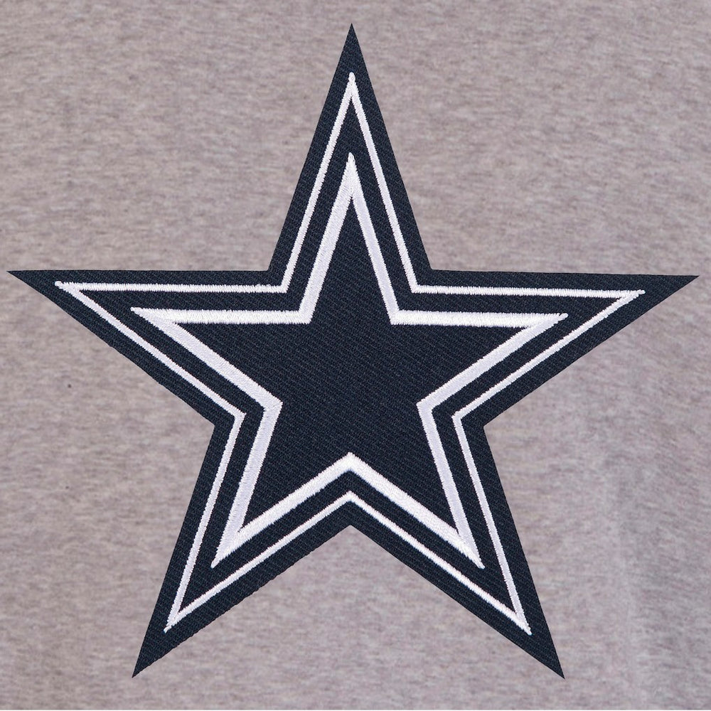 Dallas Cowboys JH Design Reversible Two Tone Fleece Jacket Gray/Navy