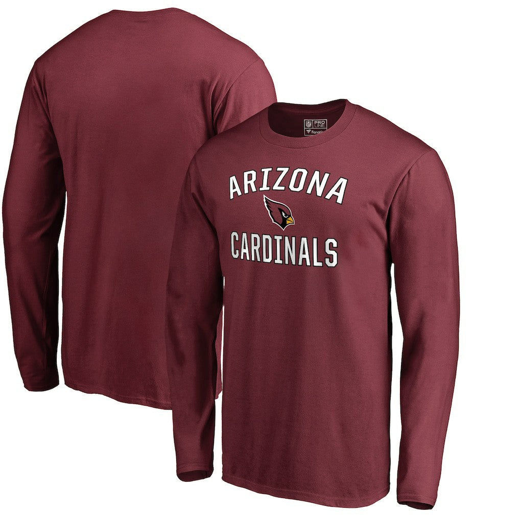 Arizona Cardinals Victory Arch Long Sleeve T-Shirt Cardinal
