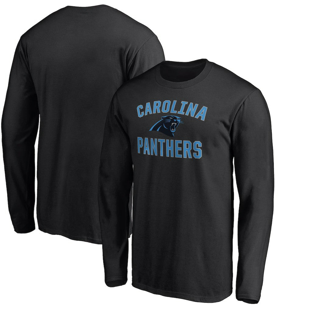 Carolina Panthers Victory Arch Long Sleeve T-Shirt Black