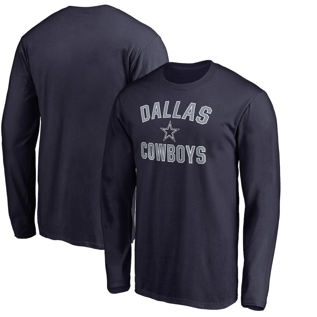 Dallas Cowboys Victory Arch Long Sleeve T-Shirt Navy