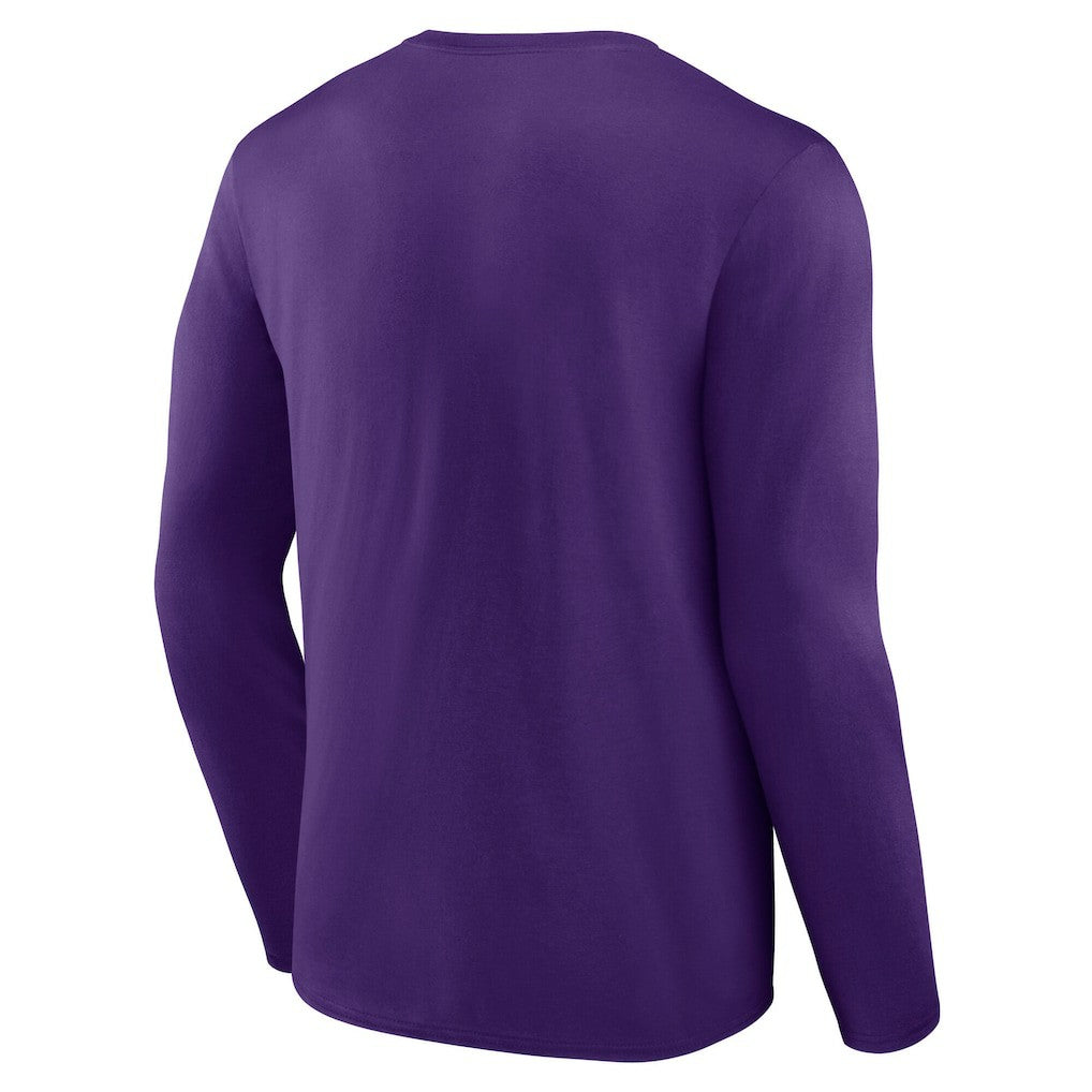 Minnesota Vikings Victory Arch Long Sleeve T-Shirt Purple