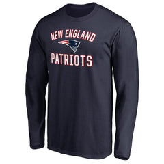 New England Patriots Victory Arch Long Sleeve T-Shirt Navy