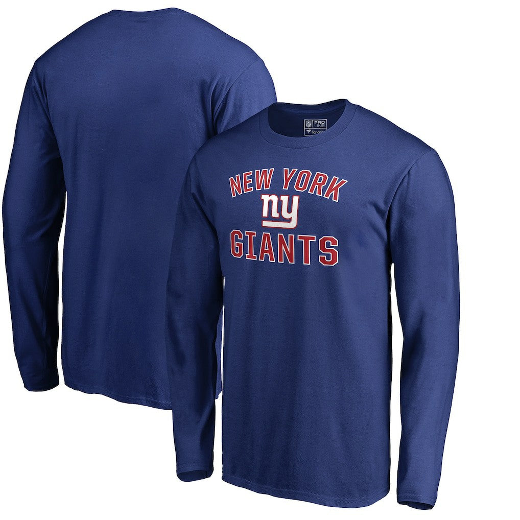 New York Giants Victory Arch Long Sleeve T-Shirt Royal