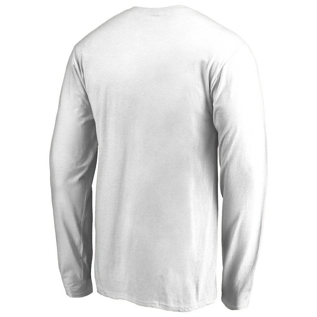 Carolina Panthers Victory Arch Long Sleeve T-Shirt White