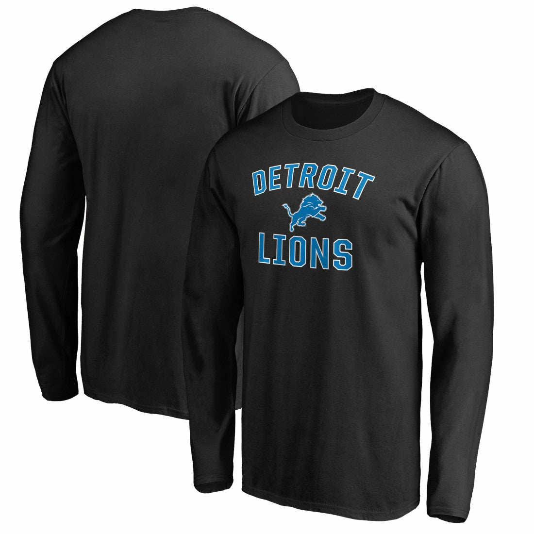Detroit Lions Victory Arch Long Sleeve T-Shirt Black