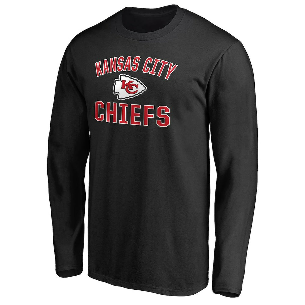 Kansas City Chiefs Victory Arch Long Sleeve T-Shirt Black