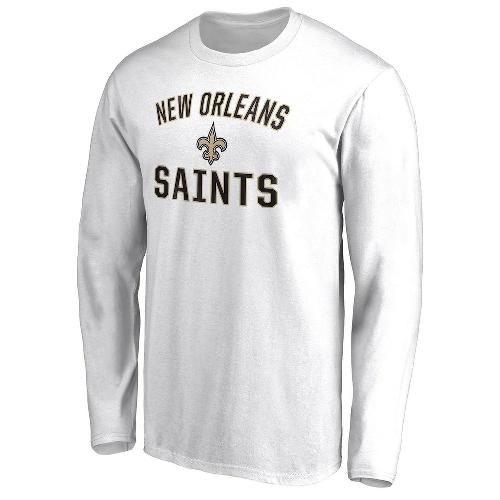 New Orleans Saints Victory Arch Long Sleeve T-Shirt White