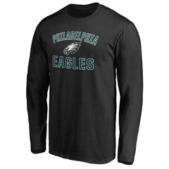 Philadelphia Eagles Victory Arch Long Sleeve T-Shirt Black