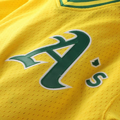 Mark McGwire Athletics Mitchell & Ness Authentic Batting Practice Jersey - Gold - Mitchell & Ness Online