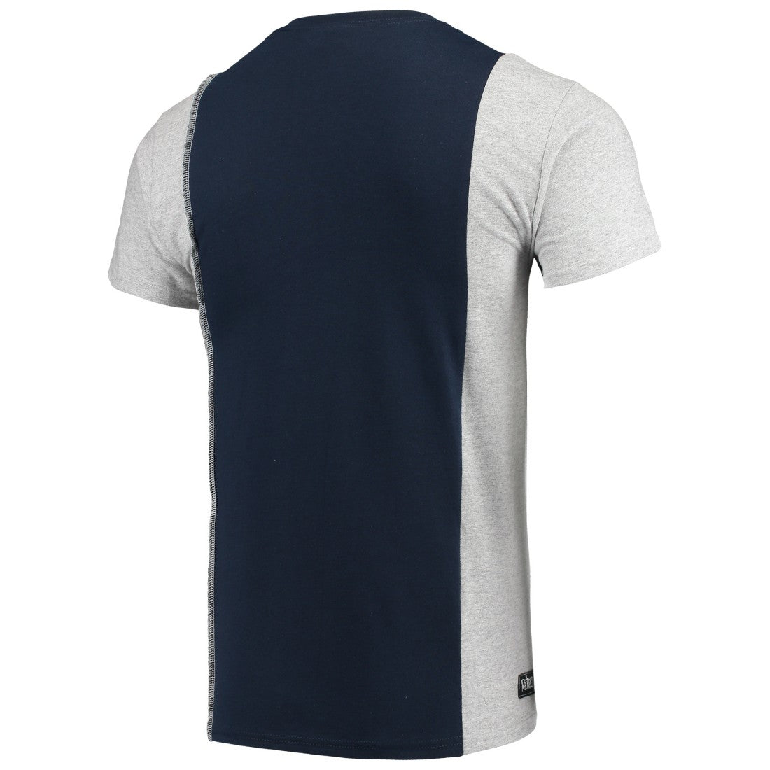 Tennessee Titans Refried Apparel Sustainable Upcycled Split T-Shirt Navy/Gray