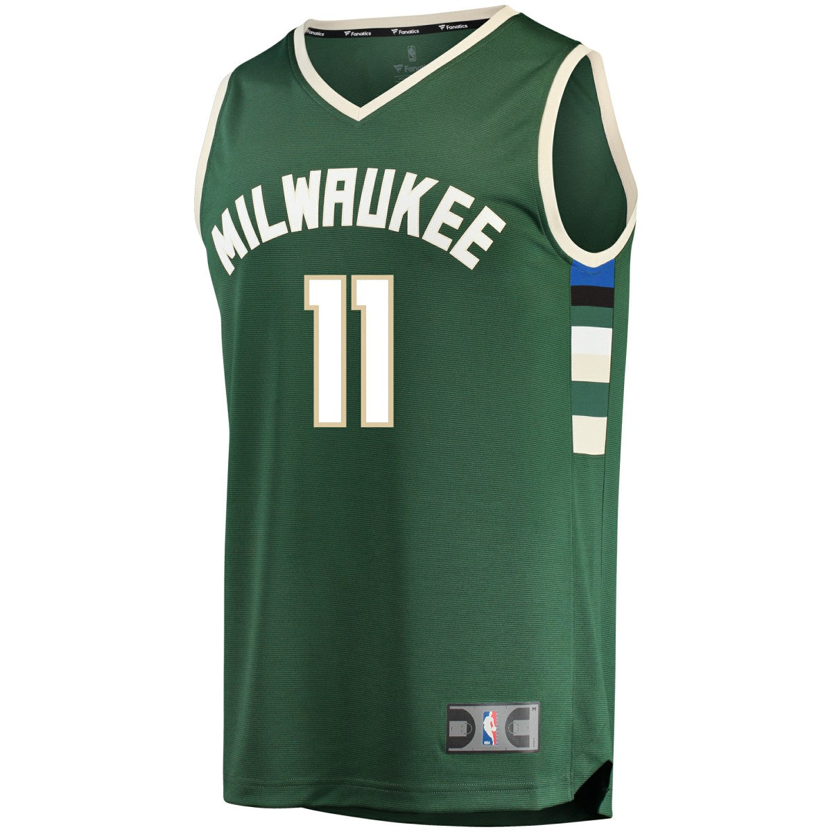 Brook Lopez Milwaukee Bucks Fast Break Replica Player Jersey Green Icon Edition | Fanatics