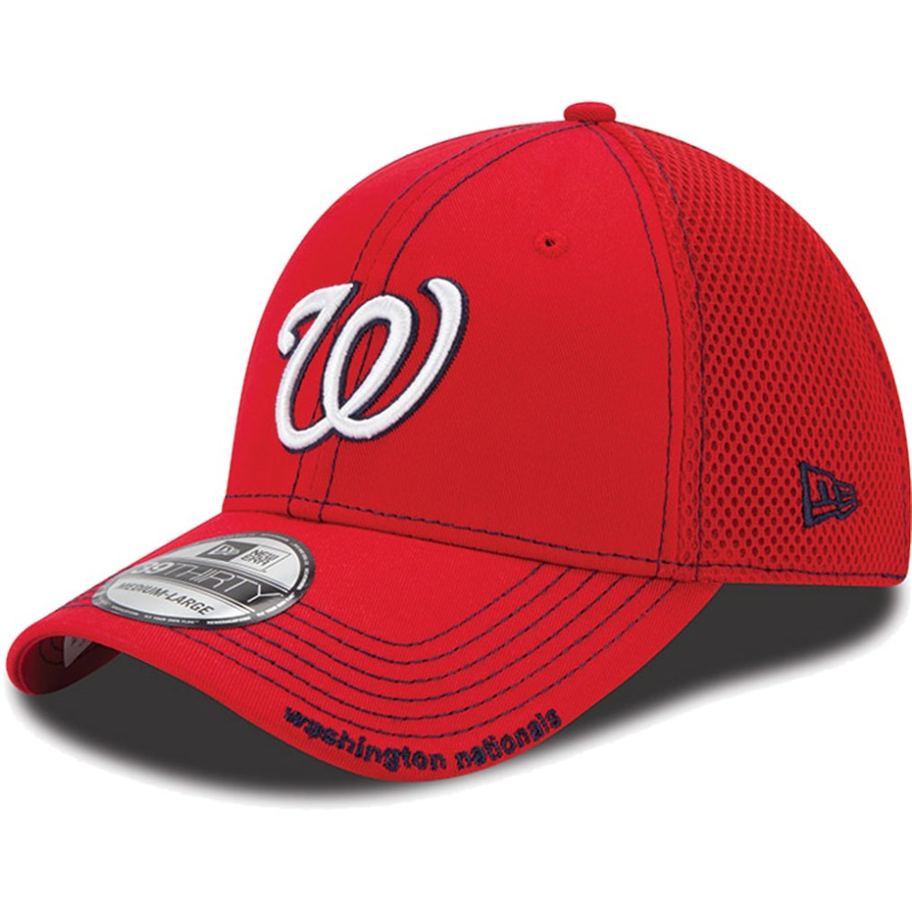 New Era Washington Nationals Red Neo 39THIRTY Stretch Fit Hat - New Era Online