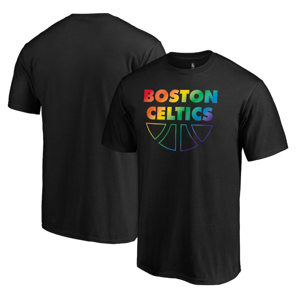 Boston Celtics Team Pride Wordmark T-Shirt Black